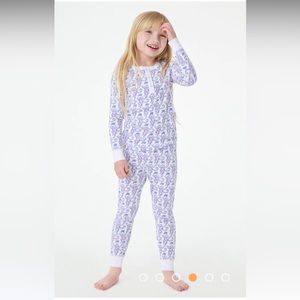 Roller Rabbit kids monkey pajamas in Lavender size 8 NWT